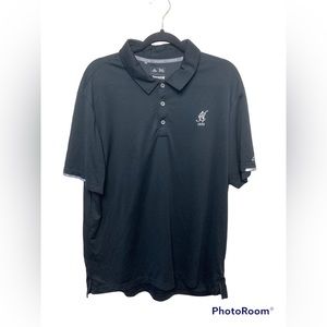 Adidas black short sleeve golf polo shirt. Northampton. XL